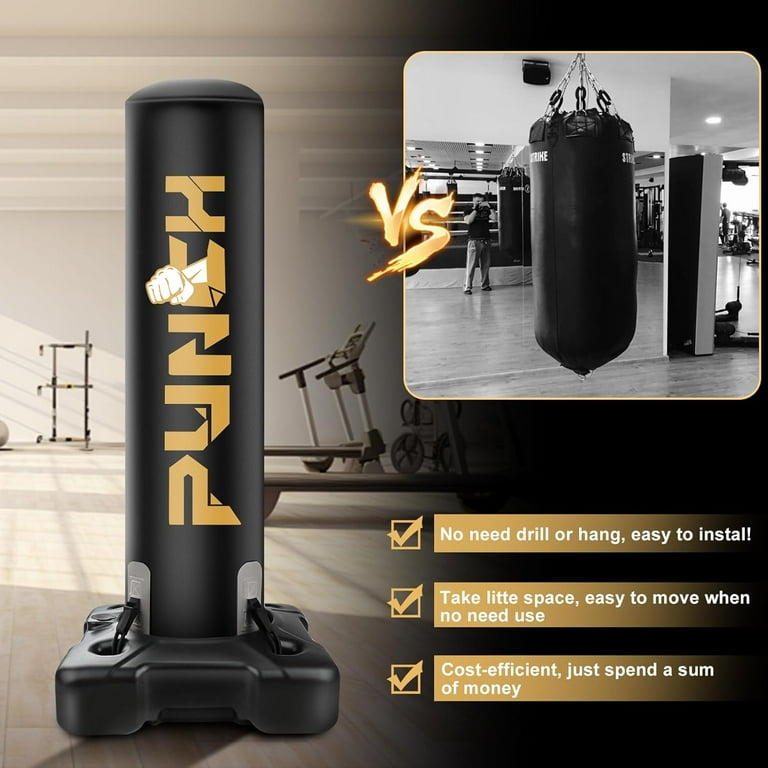 YORWHIN Freestanding Punching Bag for Adults, Heavy Boxing Bag