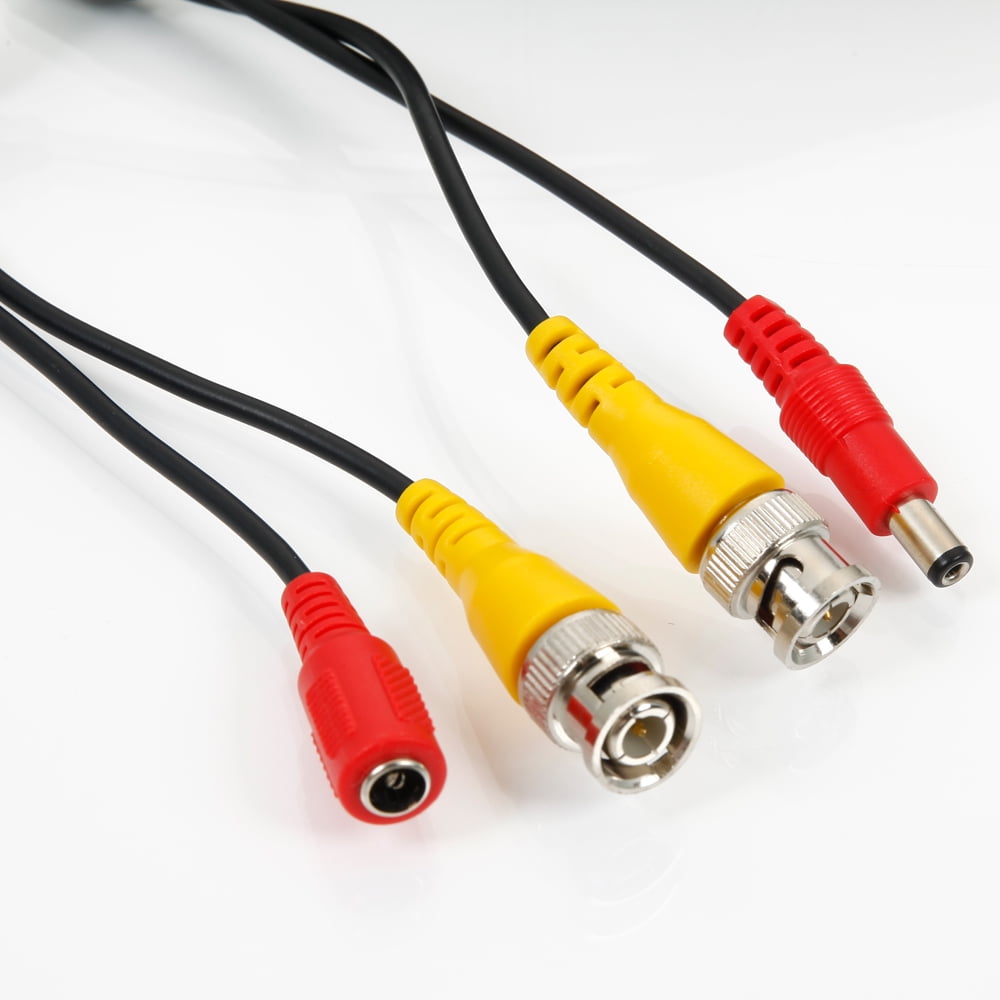 Reactionnx BNC DC Extension Cable for Surveillance System 165ft/50m