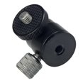 thumbnail image 4 of Tête de Boule Mini Caméra Rotation 360 avec Vis 1/4 pour Téléphone Intelligent DSLR Projecteur Flash Trépied en Direct, 4 of 5