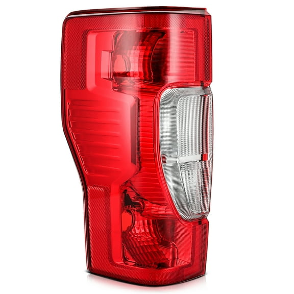 ECCPP Tail Light Assembly Compatible For Ford F-250 Super Duty 2020-2022,For Ford F-350 Super Duty 2020-2022,For Ford F-450 Super Duty 2020-2022 Driver Side (Chrome Housing Red Lens)