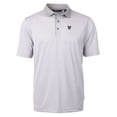 thumbnail image 2 of Men's Cutter & Buck  Gray/White Villanova Wildcats Big & Tall Virtue Eco Pique Micro Stripe Recycled Polo, 2 of 3