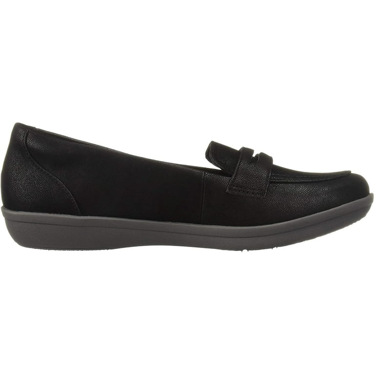 CLARKS Ayla Form Women Adult shoe size Women 11 Casual 26137767 Black Synthetic Nubuck Walmart