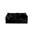 thumbnail image 4 of Solid Wood Frame 2 - Seater Chenille Loveseat | For Watching TV, Provides Comfortable Seating, 4 of 6
