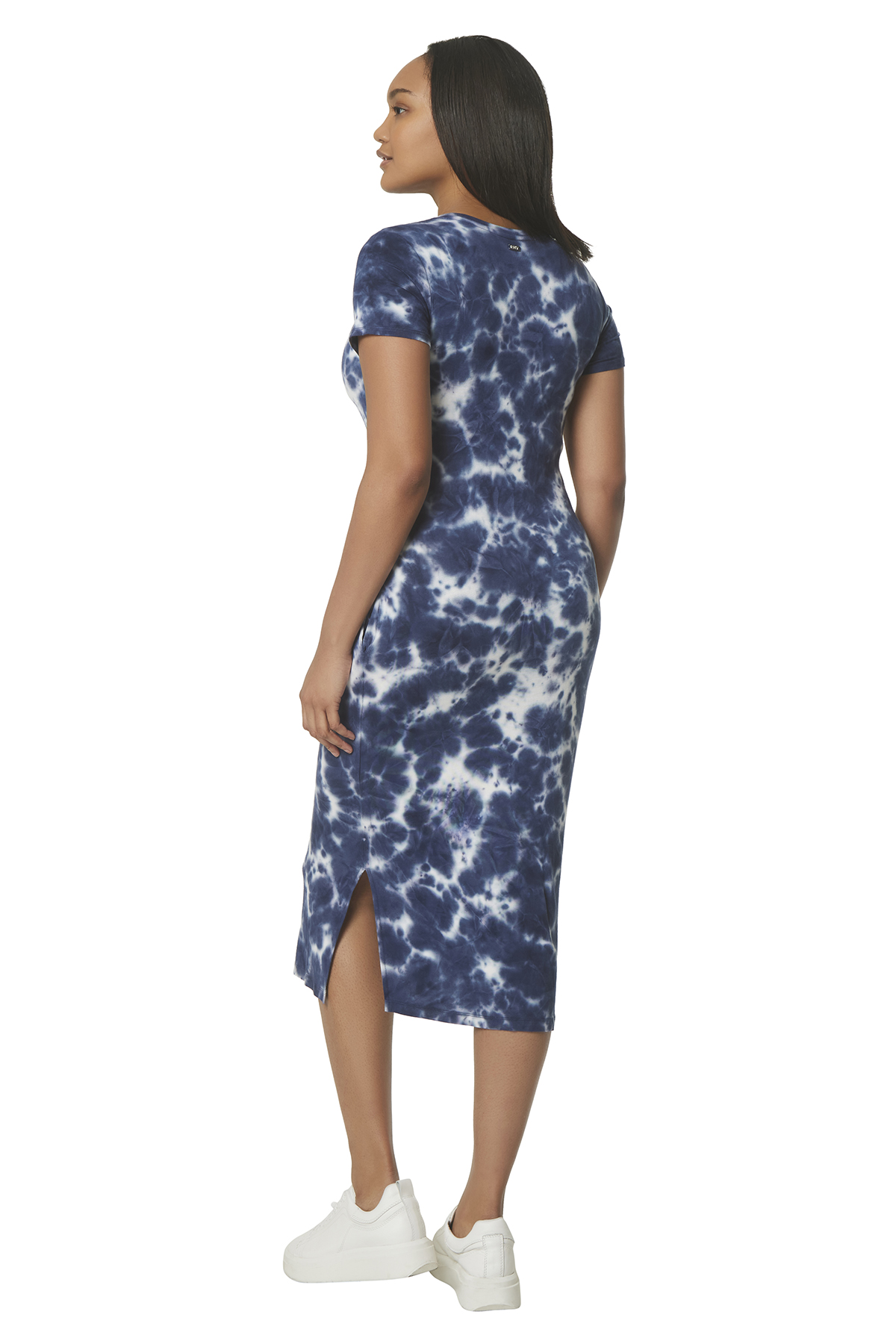 Marc New York Performance Splotchy Tie Dye Midi Dress
