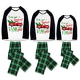 thumbnail image 2 of LuLiaMenton Christmas Pajamas, Xmas Truck & Tree Print, Matching Sleepwear, Plus Sizes, 2-3T-Kid, 2 of 5