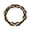 Black and Gold, variant on Women's Chunky Chain Bracelet, Adjustable Elastic Chain Bracelet, Chunky Link Fashion Bracelet, Gold/Silver