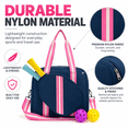 thumbnail image 6 of Waterproof Pickleball Paddle Bag for Men and Women, Large Capacity Tennis Bag with Adjustable Shoulder Strap and Zippered Paddle Compartment,M28, 6 of 7