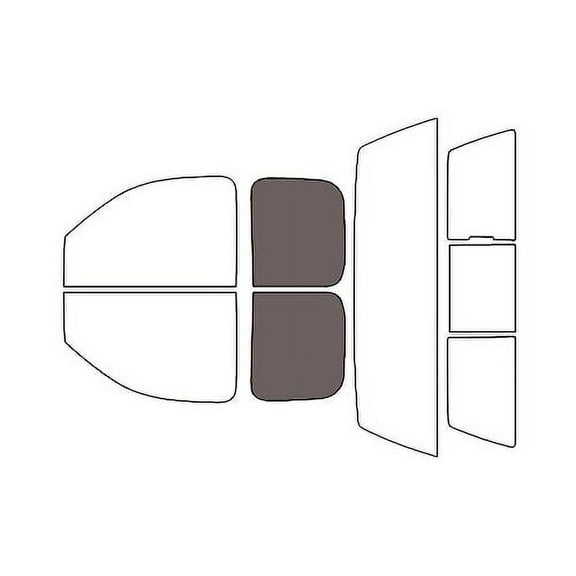 Rvinyl Car Window Pre Cut Tint Kit Back 35% Single Ply Fits GMC Sierra 2007-2013 2 Door