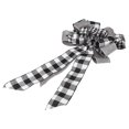 thumbnail image 2 of Bow-knot DIY Christmas Tree Decoration Rural American Country Style Ribbon Handmade Lattice, 2 of 5