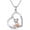 Fox, variant on Sister Necklace for 2 925 Sterling Silver Love Heart 2 Sisters Necklace Birthday Gift Jewelry for Women BBF Family