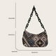 thumbnail image 3 of Bolso Mano Bohemio para Mujer Cadena Gruesa Hippie Gótico para Axila (negro), 3 of 8