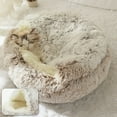 thumbnail image 5 of DABEI Soft Long Plush Cat kennel dog kennel winter warm pet bed Cat Bed Cat Mat Animals Sleeping Sofa, 5 of 13