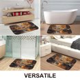 thumbnail image 6 of 1pc Two Deer in Autumn Forest Absorbent Non-Slip Bathroom Thickened Flannel Rug Decor,Soft,Quick Drying,Suitable For Indoor/outdoor Use,Bathrooms,Bedrooms,Kitchens,Terrace,Laundry Rooms,16"x24", 6 of 9
