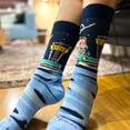 thumbnail image 2 of Alien Dinner Date Socks from the Sock Panda (Adult Medium - Women's Shoe Sizes 5-10), 2 of 7
