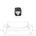 thumbnail image 3 of Creative Products Shine Bright Black and White Diamond 24x30 Canvas Wall Art, 3 of 5