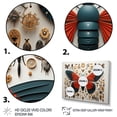 thumbnail image 3 of Designart "Tiny Wonders Insects Bugs wall decor III" Animals Canvas Wall Art, 3 of 5