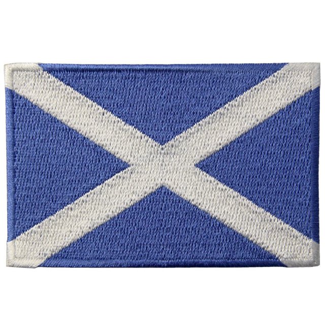 Parche bordado para coser o planchar con emblema nacional escocés de la bandera de Escocia