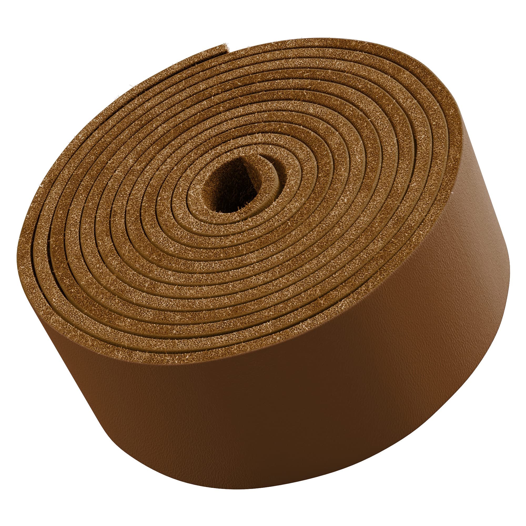 Tofl Leather Strap for Shoes Purses Jewelry Making and DIY Craft Projects Brown 1 Strap 72" x 3/4"