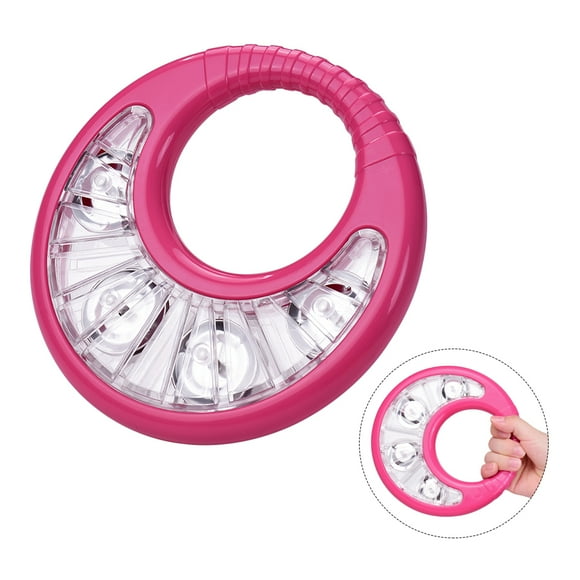 Yeacher Mini Handbells Hand Tambourine Bells Handheld Toy Tambourines for Kids Rattle Percussion Musical Instruments