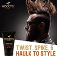 thumbnail image 4 of Woody’s Extreme Hold Hair Gel for Men, High Shine Styling Gel, Non-Flaking, 4 oz, 4 of 7