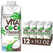 Vita Coco Pressed Organic Coconut Water, Nutrients & Electrolytes Rich, 11.1 fl oz, 12-Pack