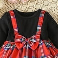 thumbnail image 4 of Gibobby Toddler Infant Baby Girl Clothes 12 24 Months 2T 3T 4T Long Sleeve Letter Romper Hooded Pants Outfits Set(18-24 Months,Red), 4 of 8