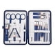 thumbnail image 1 of Set de cortaúñas con kit de manicura y pedicura, 19 piezas, con funda, 1 of 8