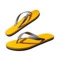 thumbnail image 4 of Nmnitkp Men's Classic Flip Flops Non-Slip Quick Dry Beach Slippers Lightweight Casual Thong Sandals Plus Size For Spring Summer 2026 Indoor Outdoor Use Orange 39, 4 of 6