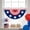 D, variant on Patriotic Fan Flag Banner Waterproof Door Wall Decor For Outdoor Indoor Yard Garden Porch Independence Day 17.7x35.4in
