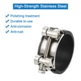 thumbnail image 4 of Unique Bargains T-Bolt Hose Clamp 4Pack 48-51mm Rubber Cushion Metal Intake Intercooler Clamps, 4 of 4