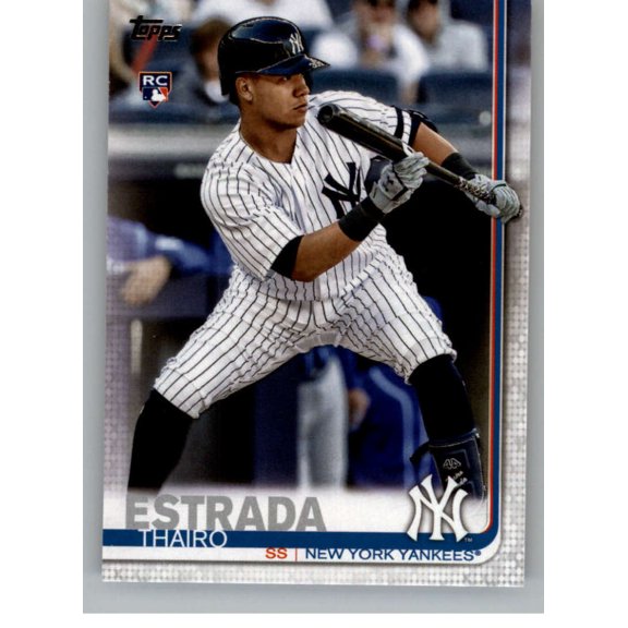 Collectible 2019 Topps Update #US168 Thairo Estrada RC Rookie New York Yankees MLB Baseball Trading Card