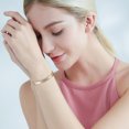 thumbnail image 4 of Wollet Tri Tone Magnetic Copper Bracelets Rings for Women, Set of 3 , Fashion Gift for Mom Wife Daughter, 4 of 8