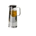 thumbnail image 1 of 1.35L/1.8L Glass Water Pitcher With Lid and Handle Water Jug for Fridge Iced Tea and Coffee Carafe Beverage Serveware, 1 of 6
