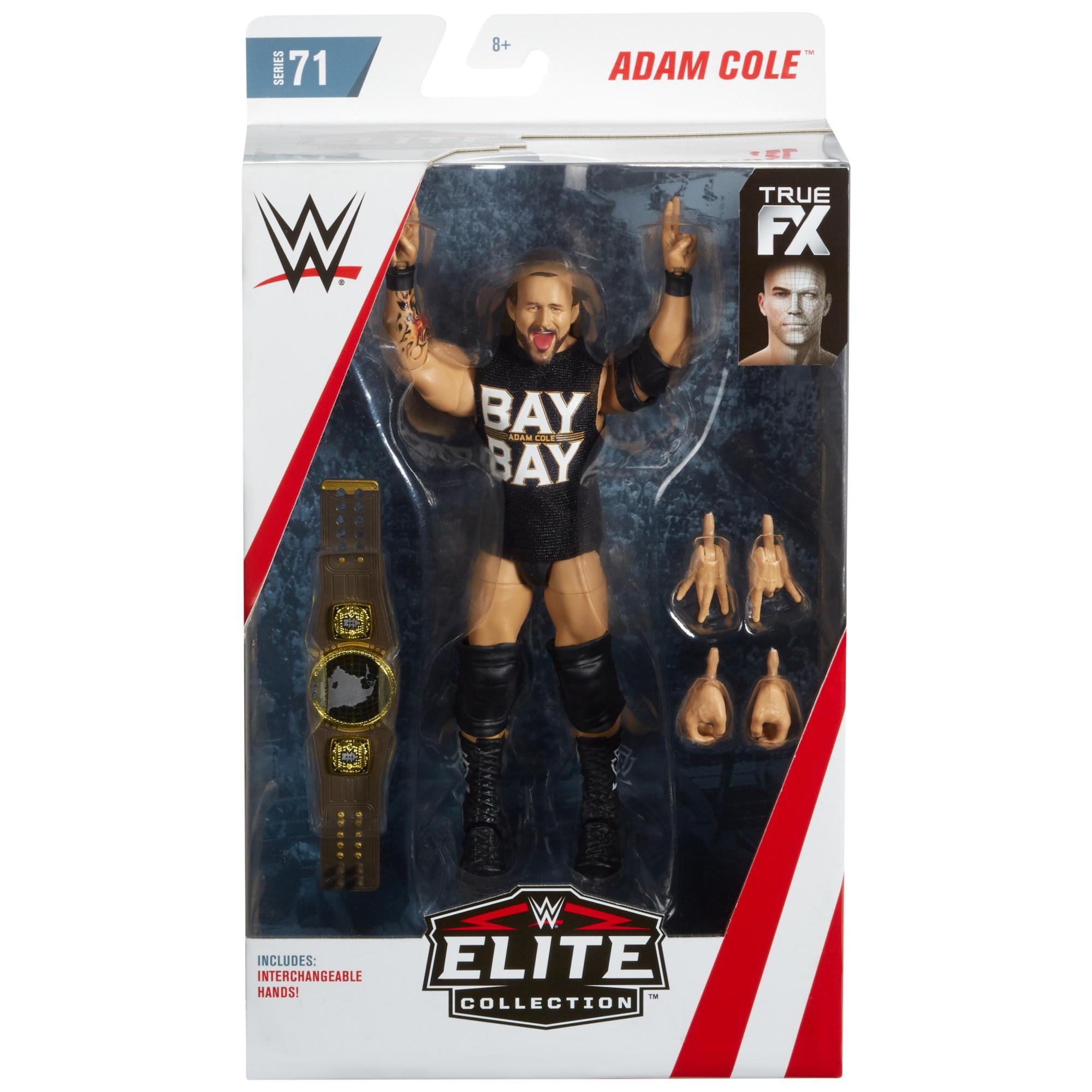 WWE ELITE Adam Cole Wrestling Figure Series 71 NA Tittle Noël Livraison 