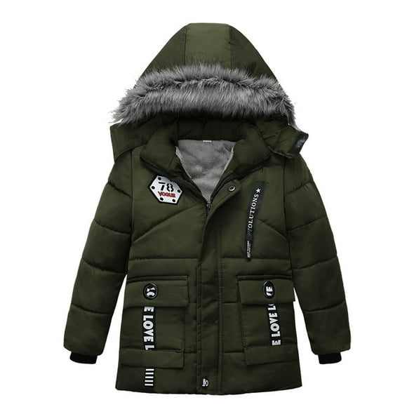 Fashion Coat Children Winter Jacket Coat Boy Jacket Warm Hooded Kids Clothes