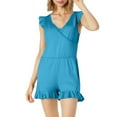thumbnail image 1 of QHFBli Combinaison de Bain avec Soutien-Gorge Intégré et Poches Robe de Bain une Pièce Modeste Maillot de Bain Couvrant, 1 of 6