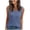 Blue Tops, variant on Htigea Women's V-Neck Tank Top Summer Sleeveless Ribbed Shirts Casual Loose Fit Everyday Undershirt Tees Blue XS