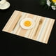 thumbnail image 5 of pstuiky Tapete aislante térmico de PVC tapete decorativo para comida occidental mantel individual decorativo a prueba de grasa para restaurante, 5 of 6