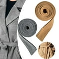 thumbnail image 5 of D-GROEE Women Brushed Plush Belt Fashion Solid Color Faux Woolen 5cm Wide Waist Band 69 Inch in Extra Size for Coat Corse, 5 of 8