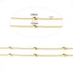 thumbnail image 4 of 1 rollo de cadena de cable de 5 eslabón con , DIY, collar, tobillera, vestido de joyería, accesorios decorativ Sunnimix Cadena de cable, 4 of 7