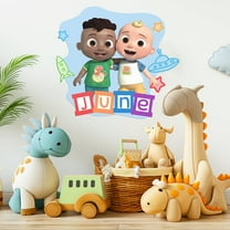 Cocomelon Kids Wall Decal Bedroom Decor | Your Kids Name Wall Decor