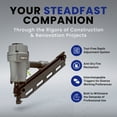 thumbnail image 3 of Master Mechanic Pneumatic 34 Degree Clipped Head Framing Nailer Tool, 3 of 7