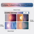 thumbnail image 2 of 4 Styles Credit Card Skin Debit Card Skin Debit Card Sticker Cover No Bubble Slim Small Chip Personalized Bank Card Protecting Decal Removable Transportation Key Card Mountains 7.3x5.4Inch, 2 of 6
