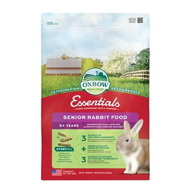 Oxbow Animal Health Essentials Senior Rabbit Food - Dry Pellet - 8lbs