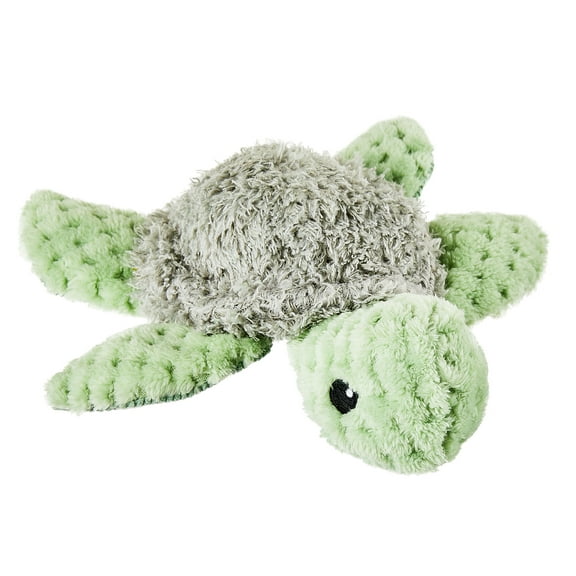 Vibrant Life Safe and Stimulating Cozy Buddy Turtle Dog Toy,Chew Level 3, Small