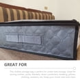 thumbnail image 3 of OULII Blanket Box Grey Nonwoven Fabric Under-bed Storage for Families 1Pack, 3 of 6
