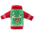 thumbnail image 1 of Bearachild Navidad tejer botella de vino muñeco de nieve guirnalda cubierta ropa cocina de cena para Año Nuevo suministros para arreglos de fiesta de Kits de decoración para fiestas Alce Bearachild HA070654-01, 1 of 6