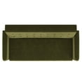 Z by Novogratz Stevie Futon, Convertible Sofa Bed Couch, Green Velvet