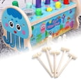thumbnail image 6 of BAETEUY 20Pcs Mallets Mini Double Faces Wood Chocolate Smashing Hammers for Kids, 6 of 8