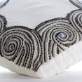 thumbnail image 2 of Throw Pillow Cover, Decorative Pillow Covers 18x18 inch (45x45 cm) White, Cotton Throw Pillow Covers, Handmade Pillow Covers, Pillowcase With Bordered, Contemporary - Antique Ceremony, 2 of 4
